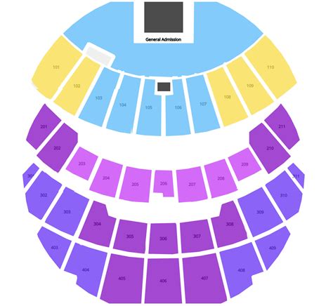 sphere seating chart with seat numbers.